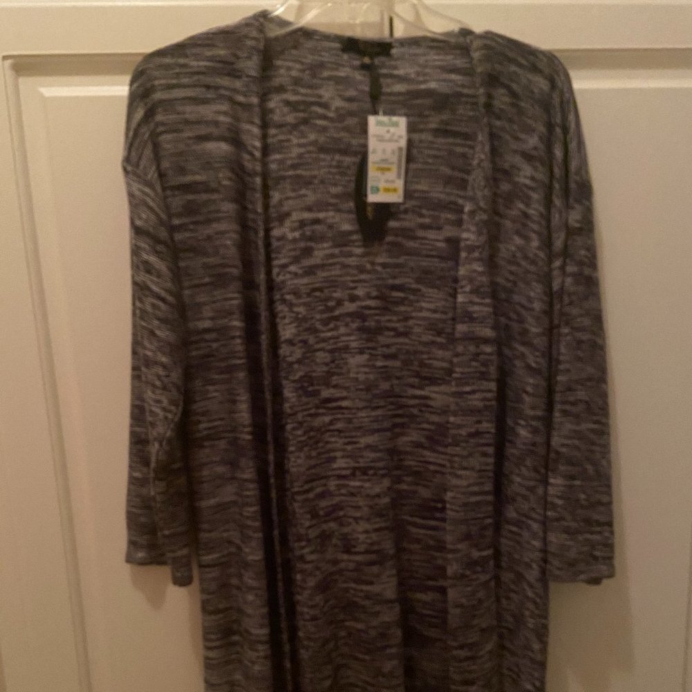NWT Cupio Cardigan Sweater, fringed bottom, size M